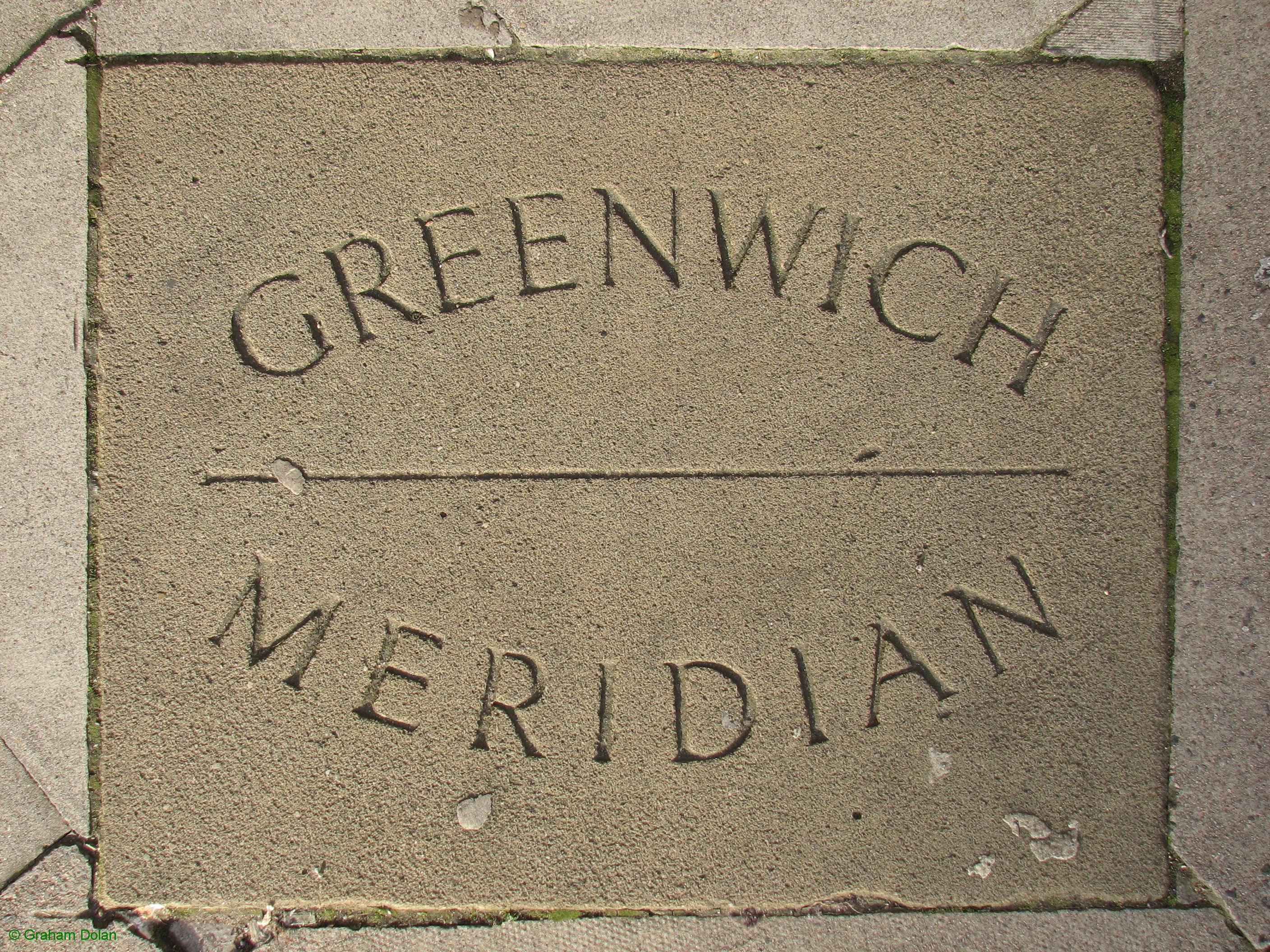 Greenwich Meridian Marker; England; LB Lewisham; Downham (BR1)